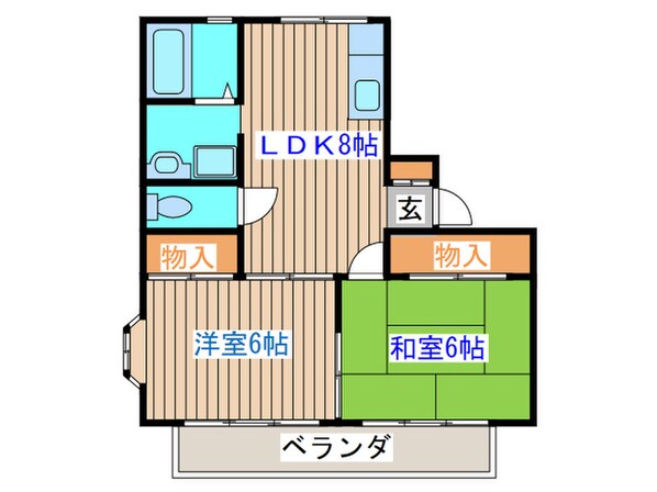 ＴレジデンスⅡの物件間取画像